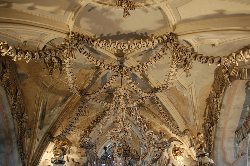 Illustration for article titled These Buildings Are Made with Skulls and Bones